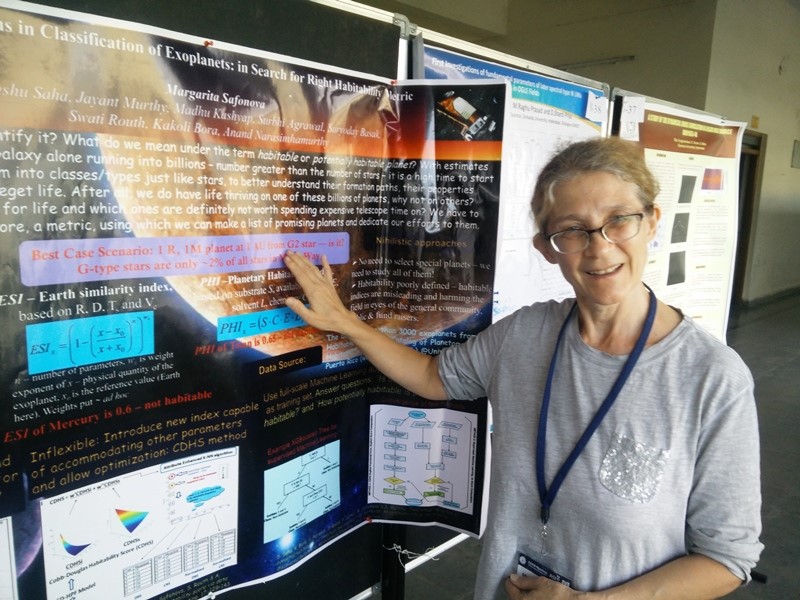 Margarita Safonova at ASI conference in Hyderabad.