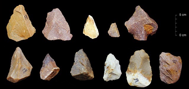 Stone tools found by Indian scientists