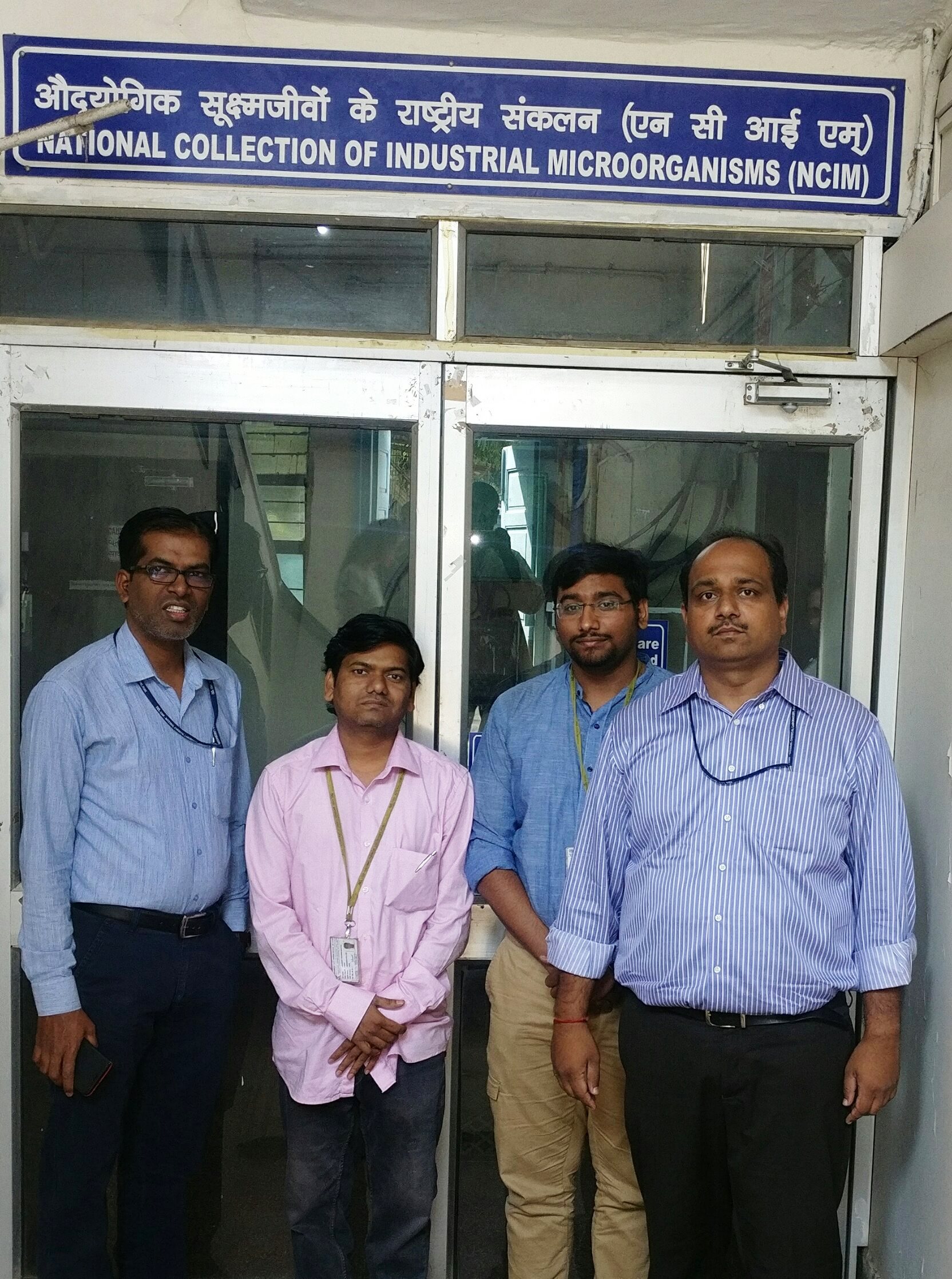 Team of scientists from National Collection of Industrial Microorganisms (NCIM) at National Chemical Laboratory, Pune