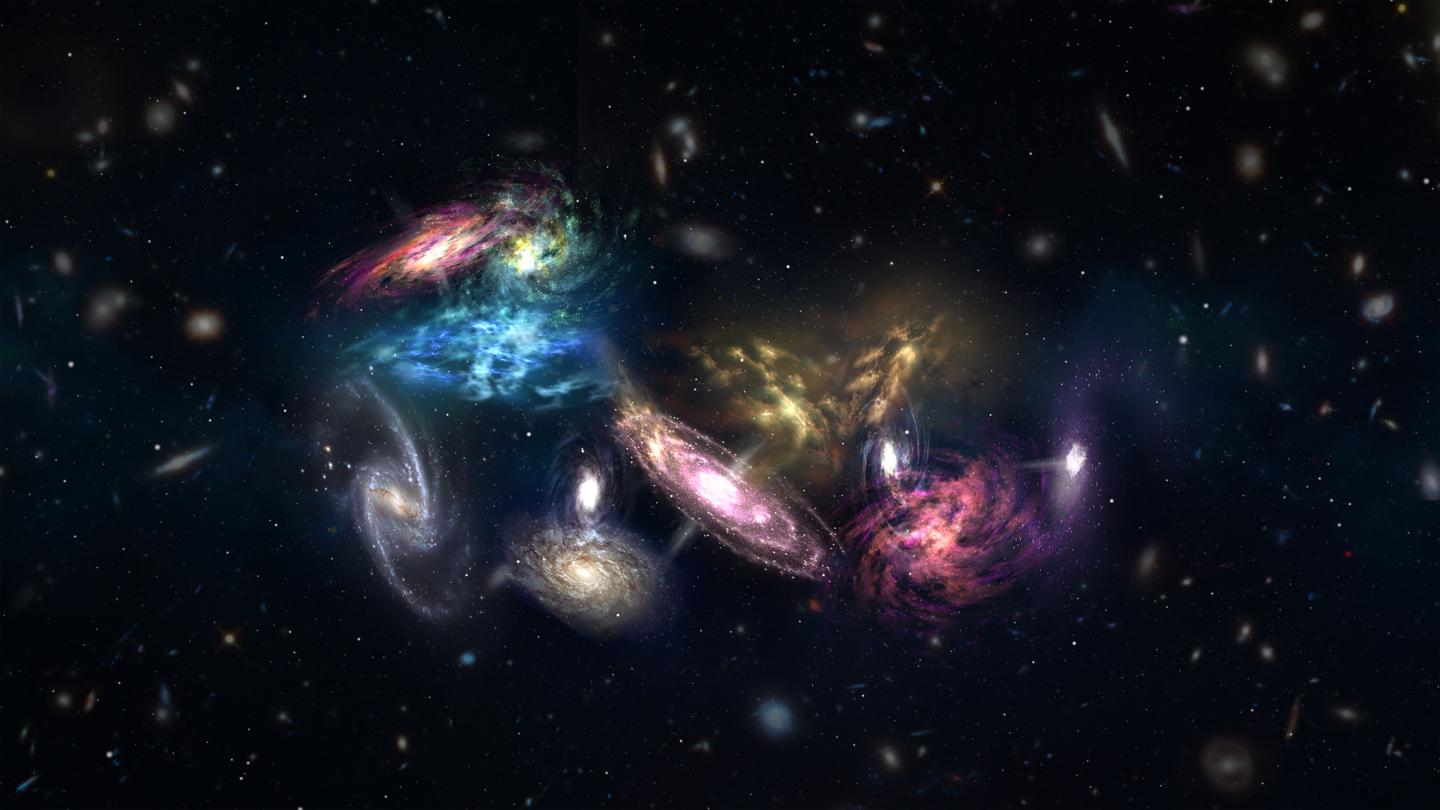 Astronomers witness galaxy megamerger