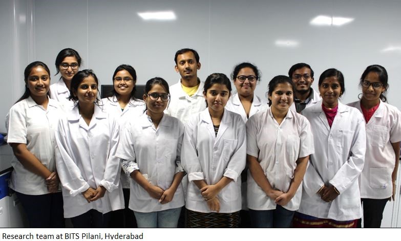 Research team at BITS Pilani, Hyderabad