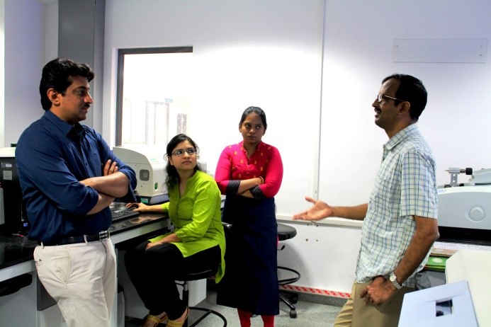 Research team at Jawaharlal Nehru Centre for Advanced Scientific Research (JNCASR), Bangalore.
