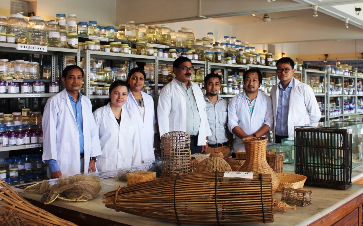 Research team at College of Fisheries, Tripura