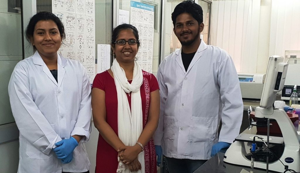 Papiya Chakraborty and Shiba Prasad Dash with Prof. Pranita P. Sarangi of IIT Roorkee