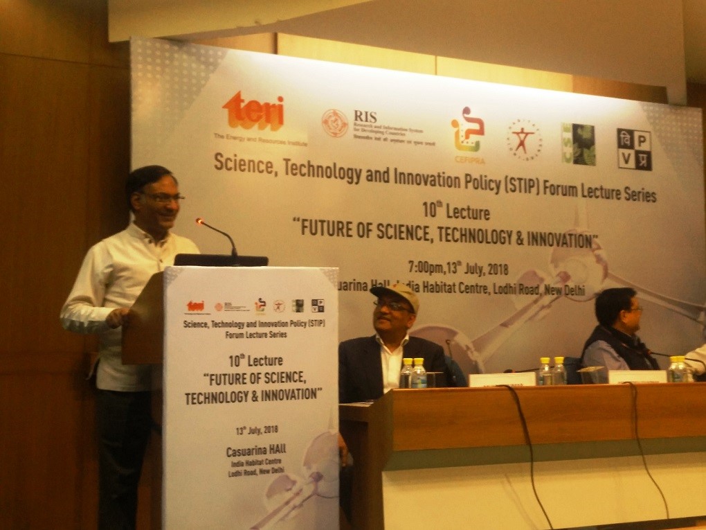 Prof Ashutosh Sharma, secretary, Department of Science and Technology (DST).