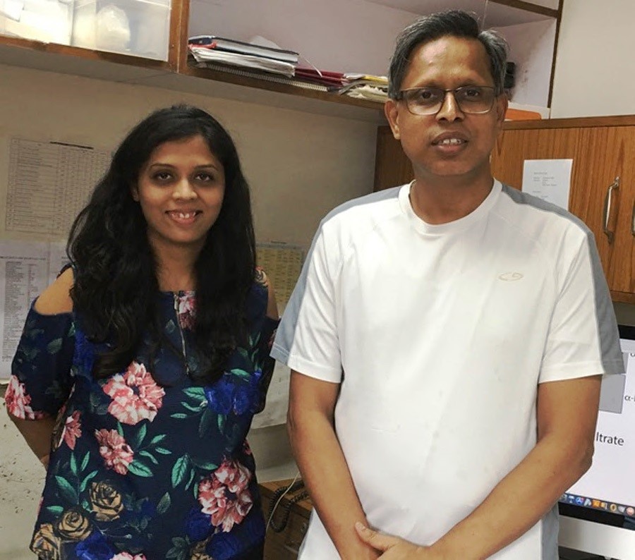 (Left to Right) Preeti Jain and Dr. Vinay K. Nadicoori