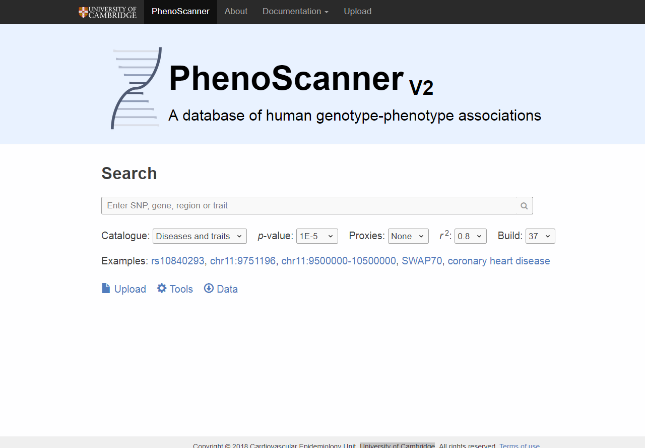 PhenoScanner