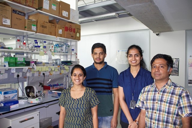 Dr. Ramkumar Sambasivan with research team at inSTEM