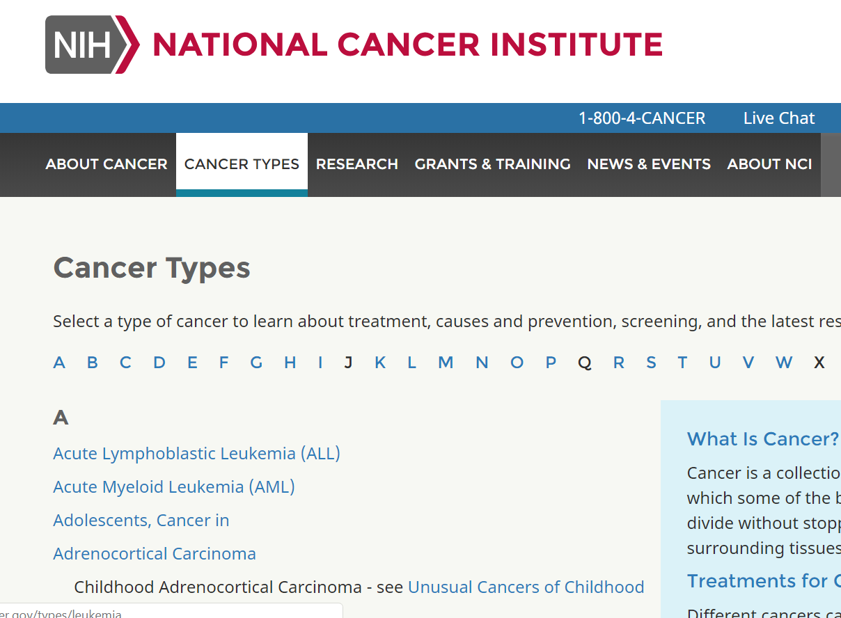 Cancer Types