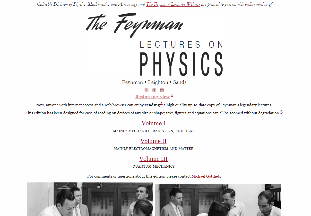 The Feynman Lectures on Physics