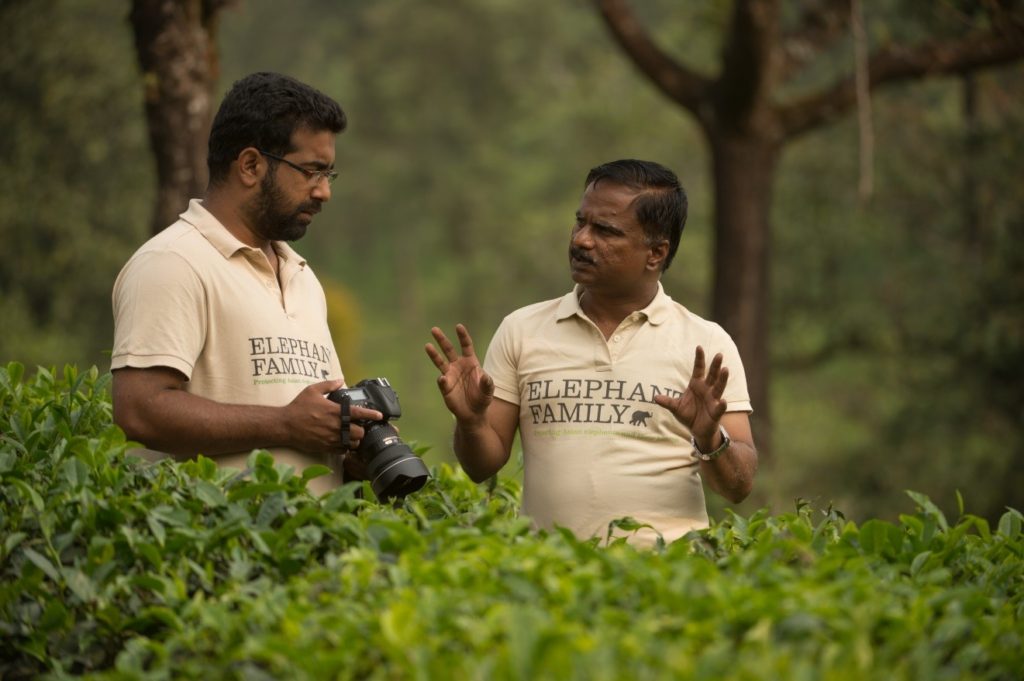 Ganesh and Anand in the field (Photo - KalyanVarma)