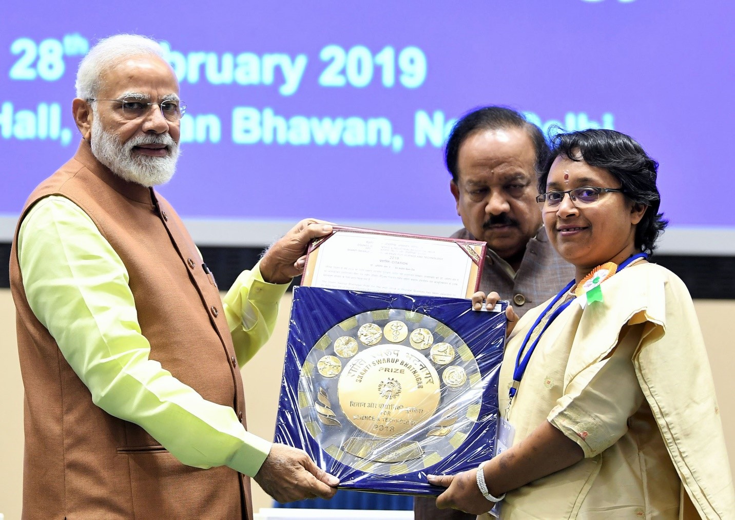 Prime Minister Confers Shanti Swarup Bhatnagar Prizes