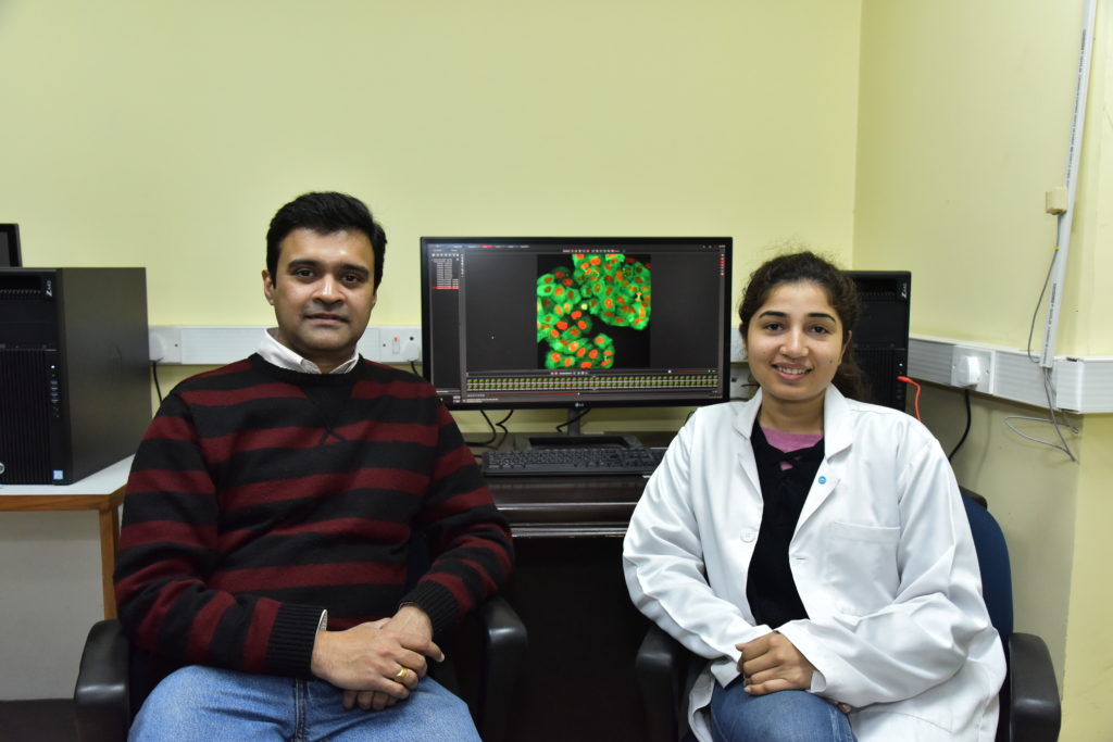 Dr Sivaram and Amrita at RCB Faridabad