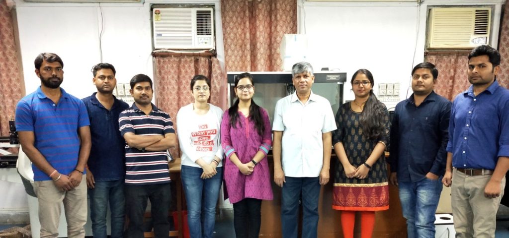 Professor Pralay Maiti with his research team at IIT BHU