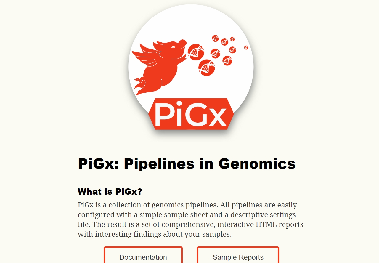 PiGx-Pipelines-in-Genomics