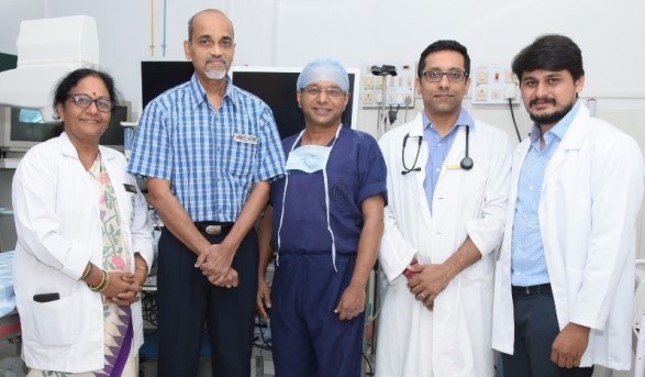 Dr. Mamatha Ballal and her team at her laboratory