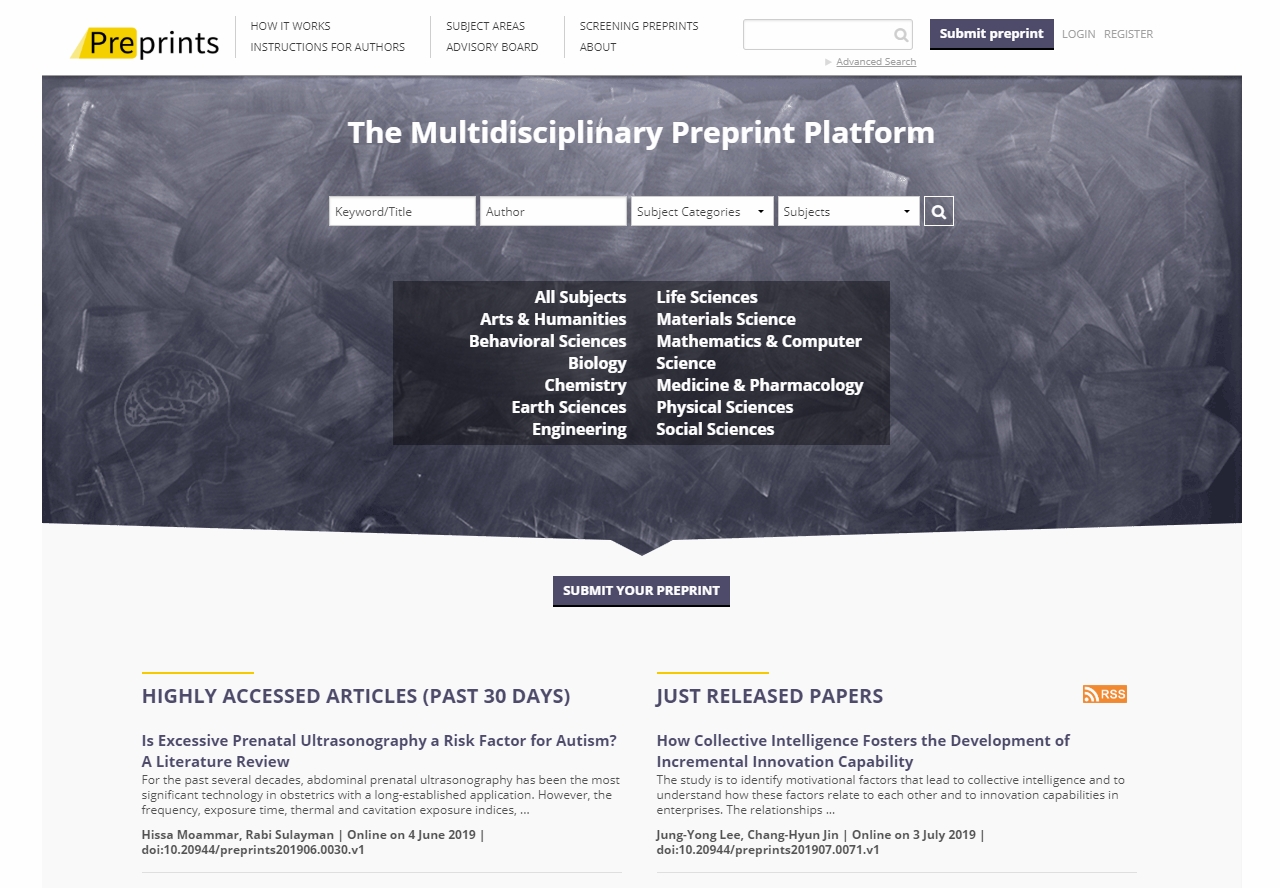 Preprints