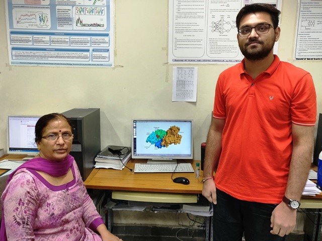 Dr. Pabha Garg and Navneet Kumar from NIPER