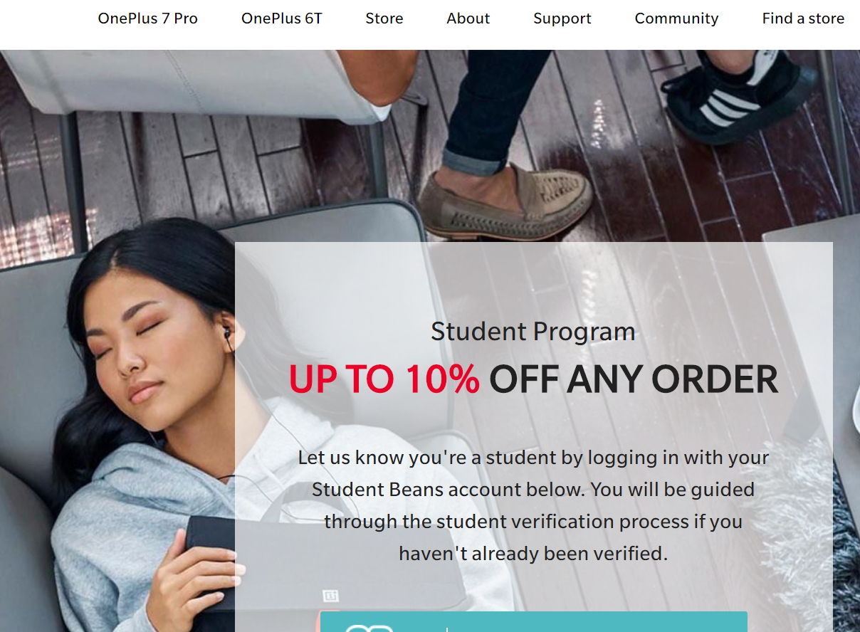 OnePlus Student Discount