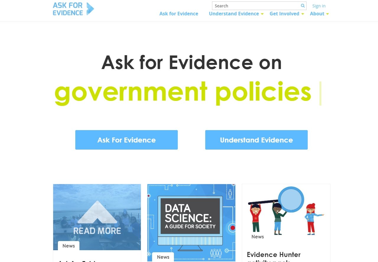 Ask for Evidence