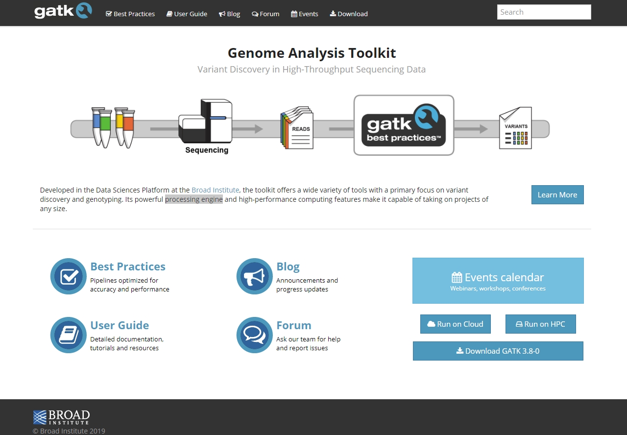 Genome Analysis Toolkit