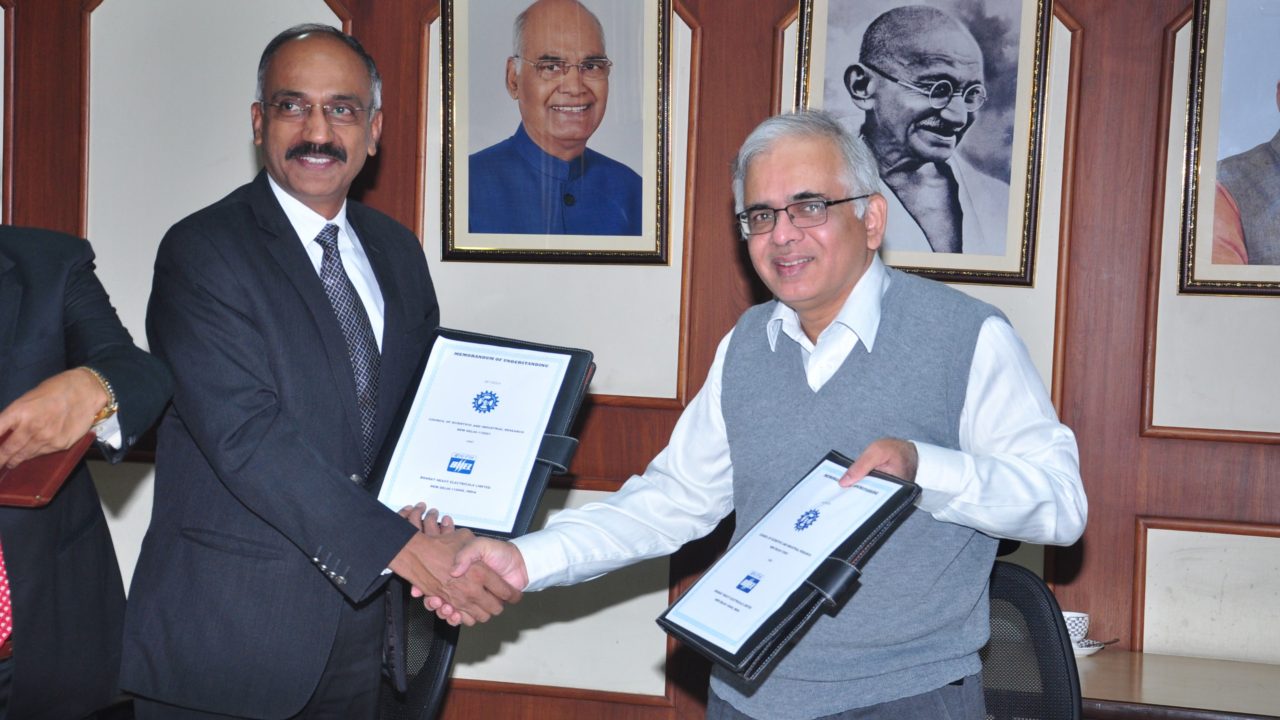 CSIR and BHEL Join Hands for Commercialization of Indigenous Technologies