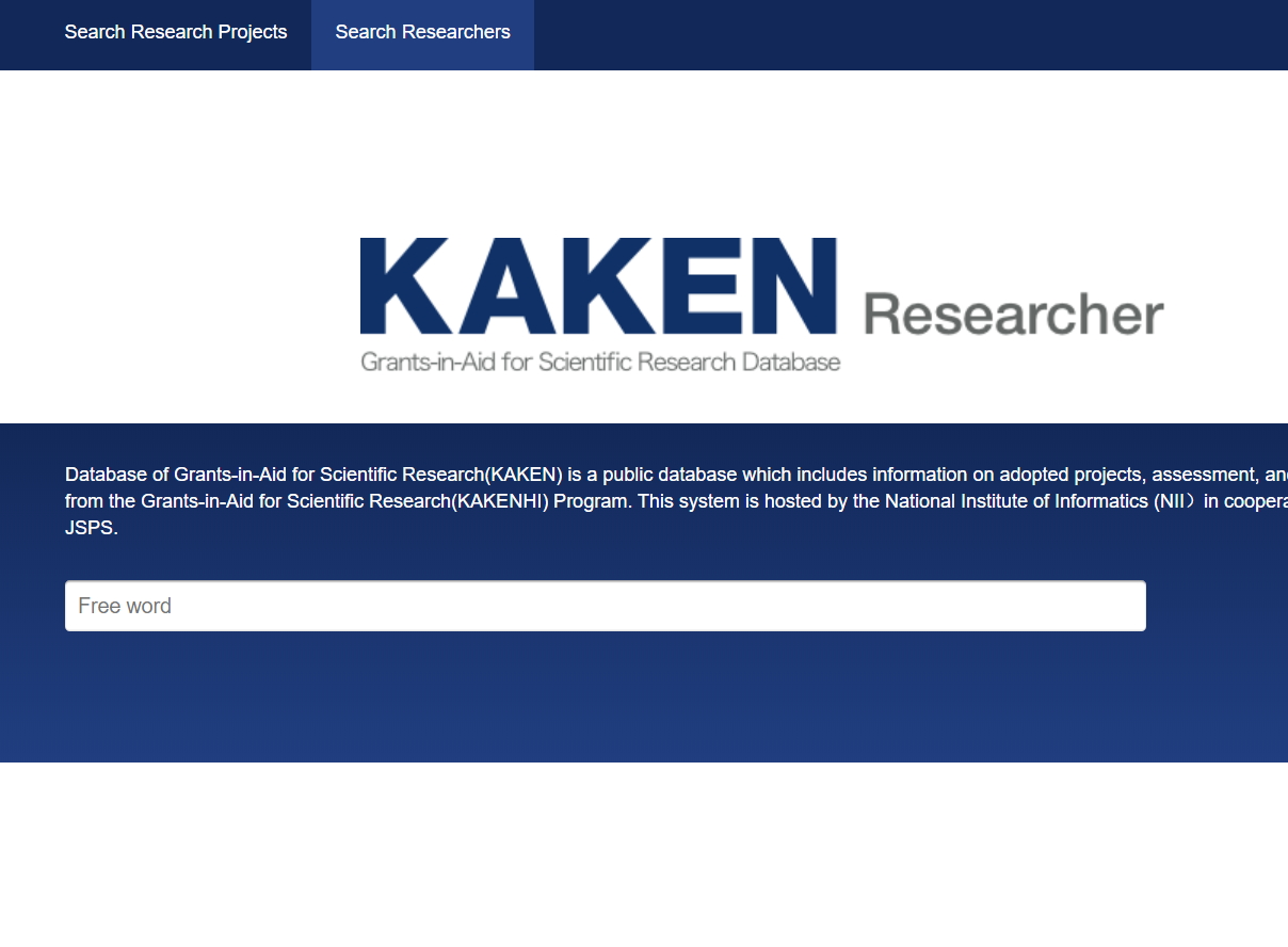 KAKEN Researcher-Research Stash