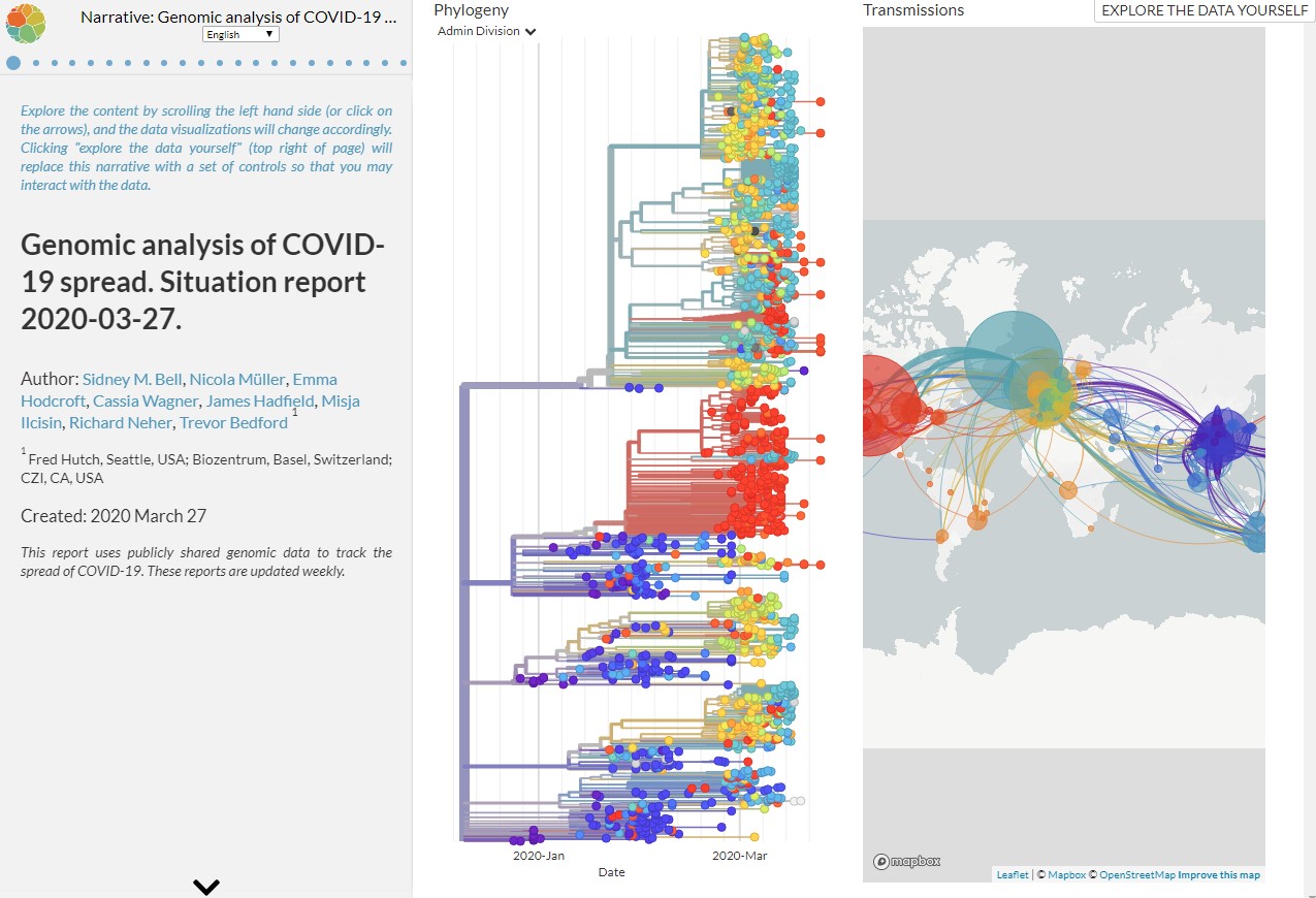 Genomic analysis of COVID19