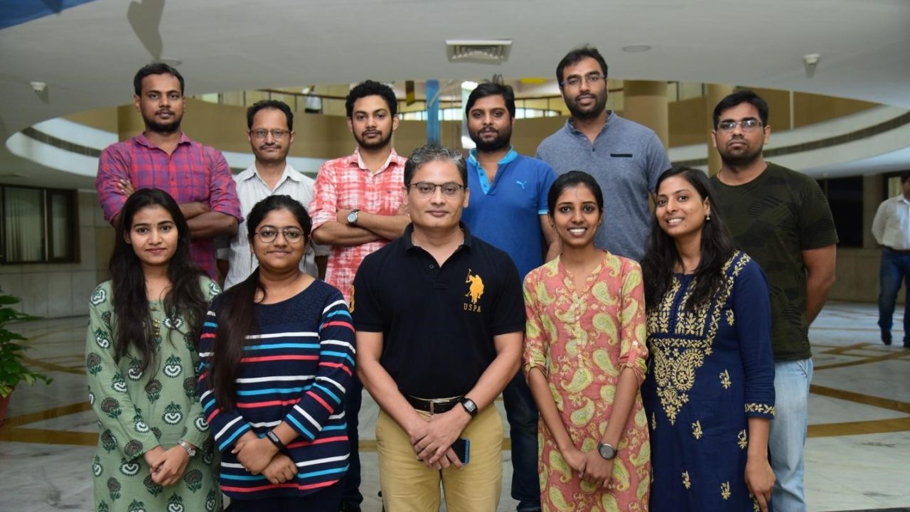 Dr. Jitendra Kumar Thakur with his colleagues