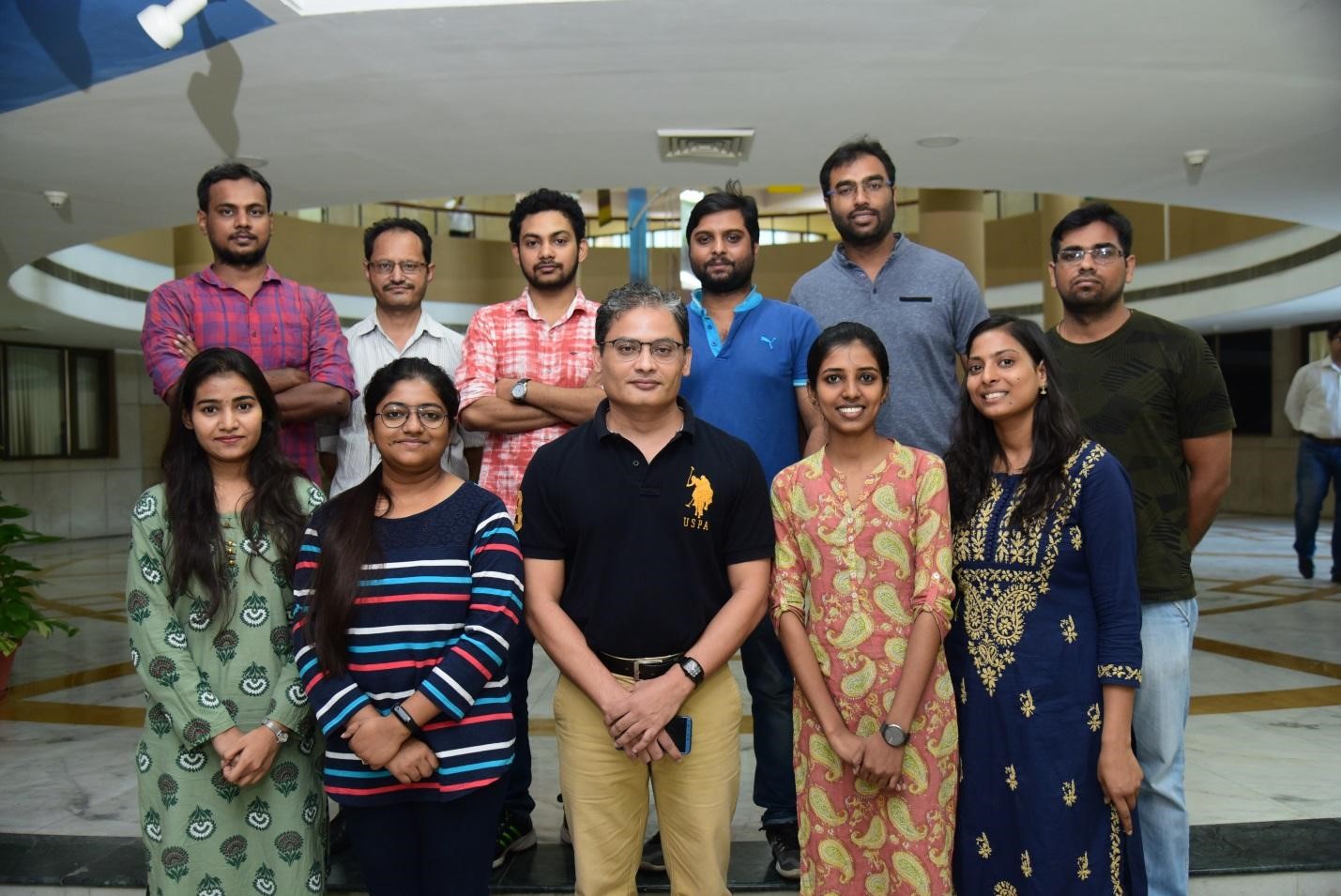 Dr. Jitendra Kumar Thakur with his colleagues