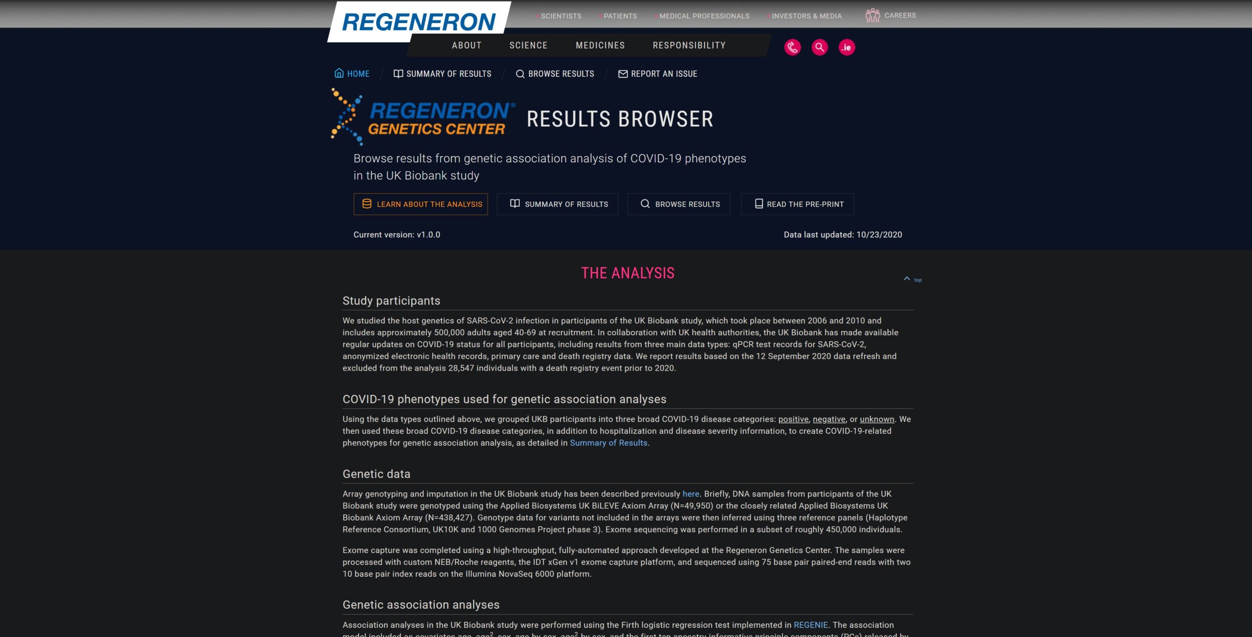 Regeneron COVID-19 GWAS