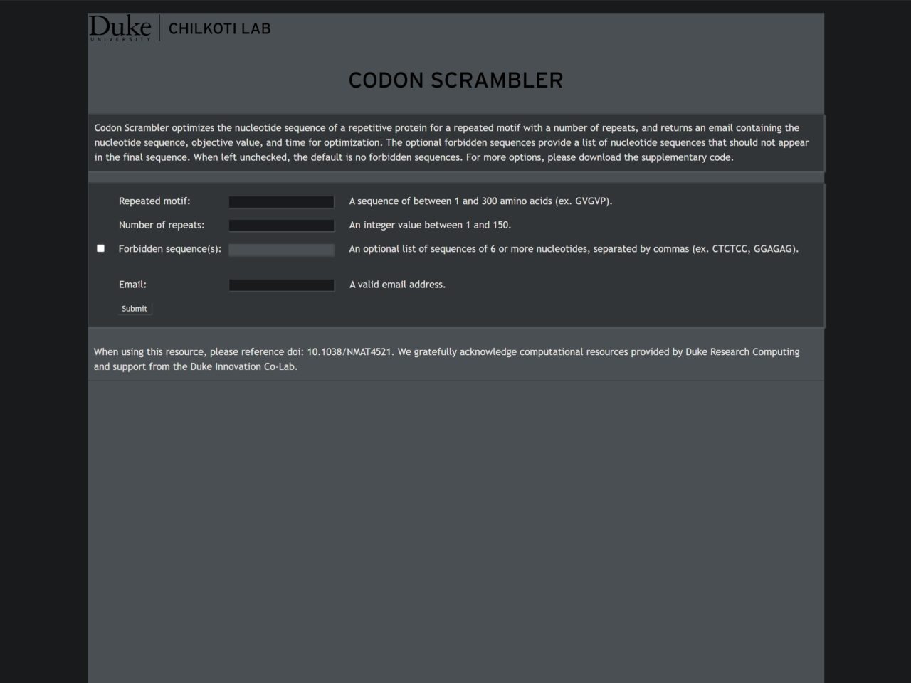 Codon Scrambler