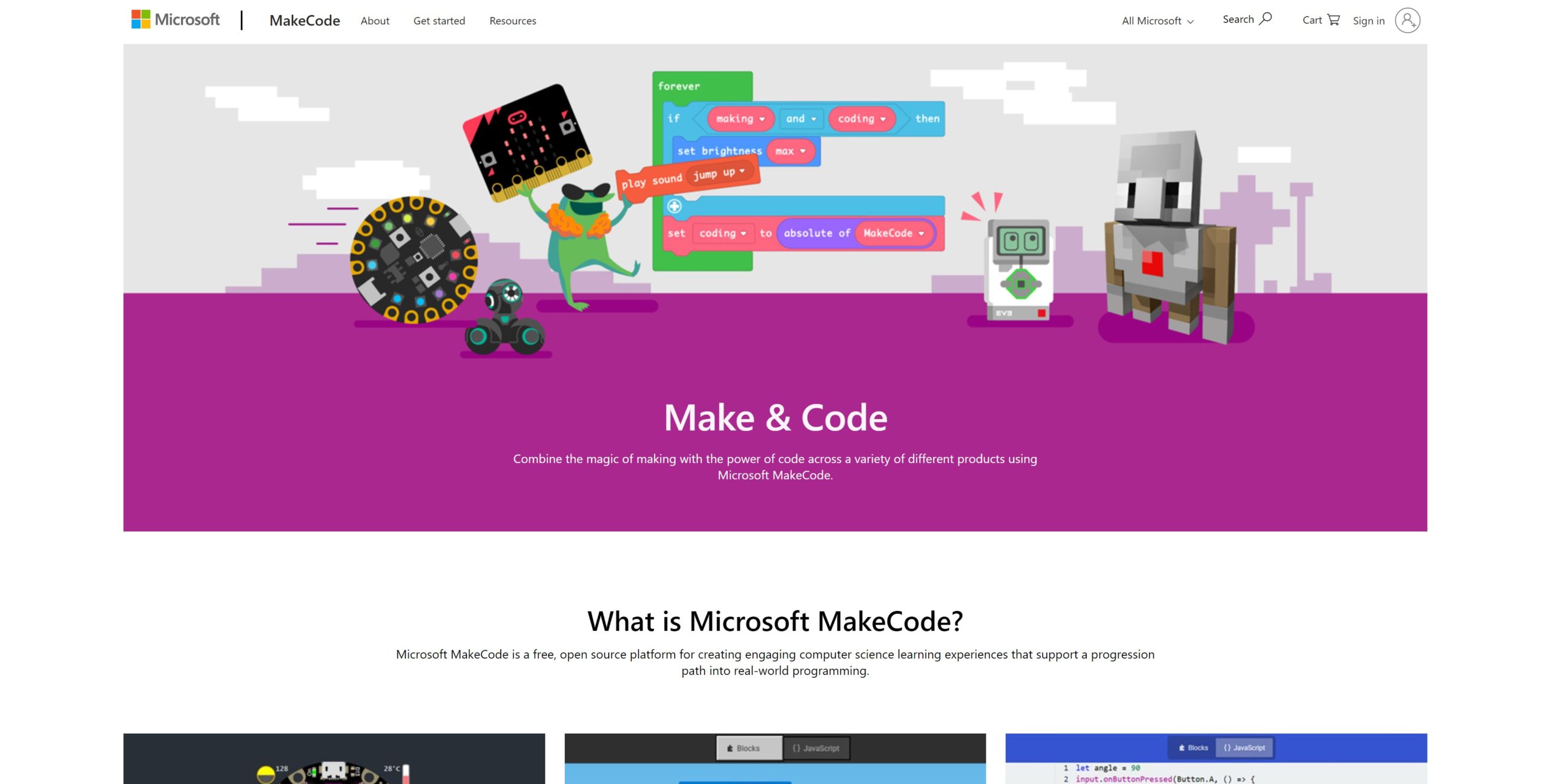 Microsoft MakeCode