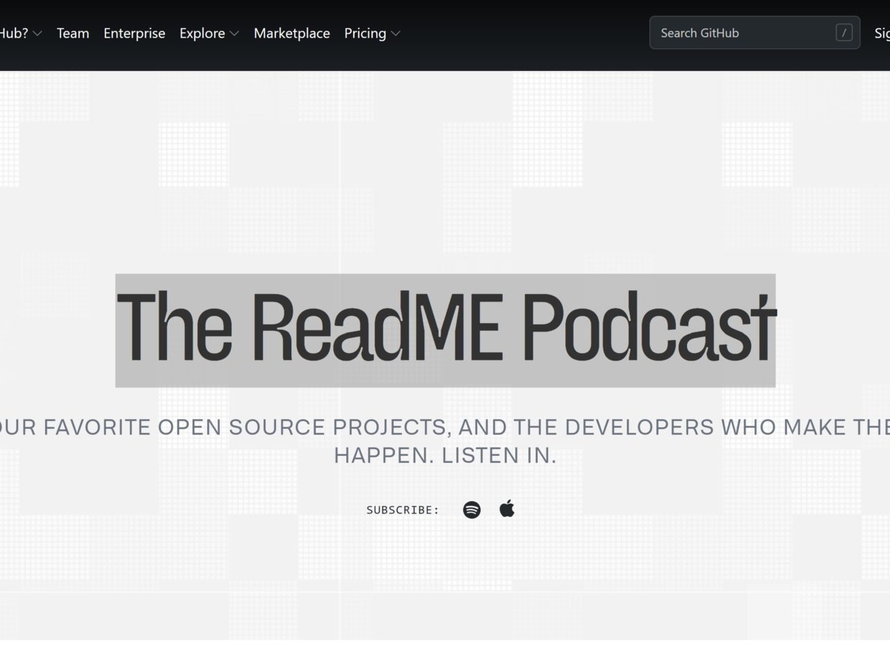 The ReadME Podcast