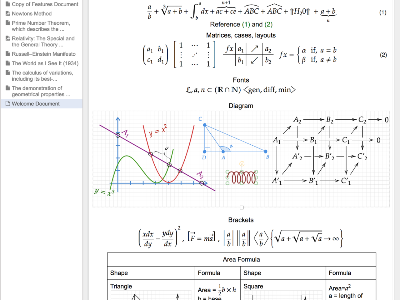 Mathcha Editor