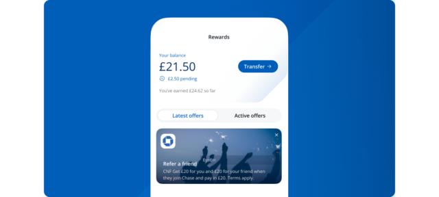 Get £20 each when your friends join Chase