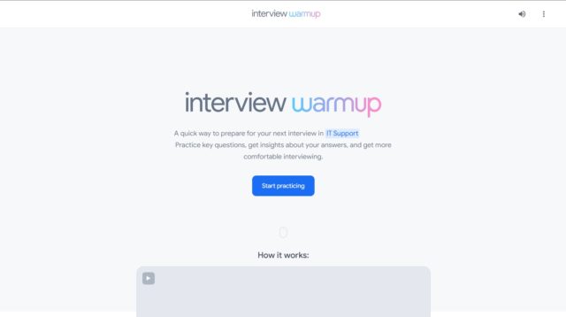 Interview Warmup by Google