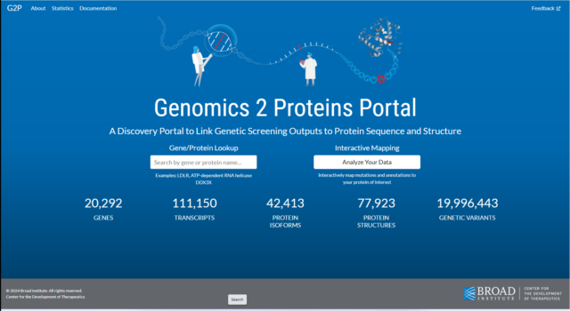 Genomics 2 Proteins Portal
