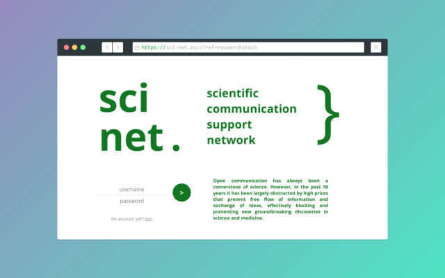 Scientific communication support network_Research_Stash