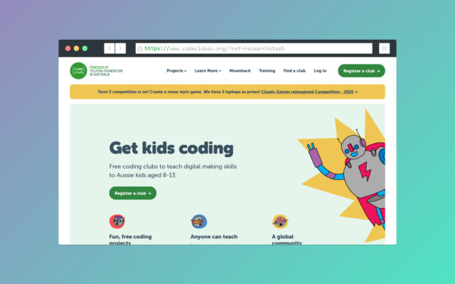 Code Club Australia_Research_Stash
