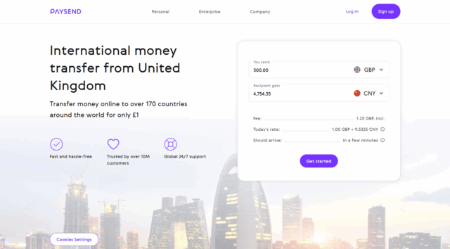 Send money globally with Paysend. Enjoy secure, low-cost transfers and get your first transfer fee-free with code 064lhk. Sign up now!