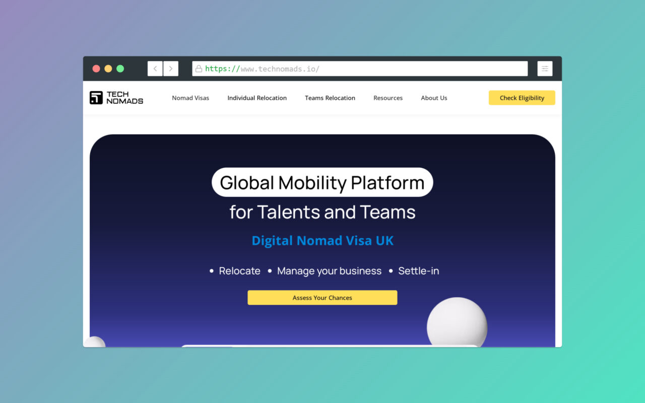 Tech Nomads Global Mobility Platform