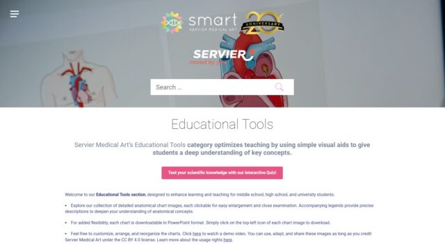 Servier Medical Art’s Educational Tools