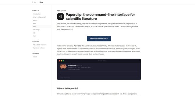 Paperclip: the command-line interface for scientific literature